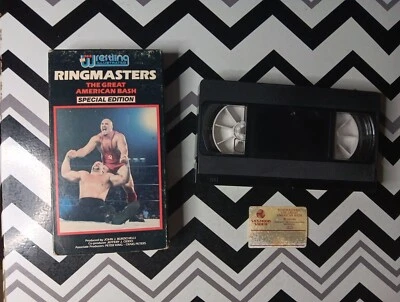 PWI Pro Wrestling Illustrated Ringmasters VHS Great American Bash RIC FLAIR - Image 1 of 4