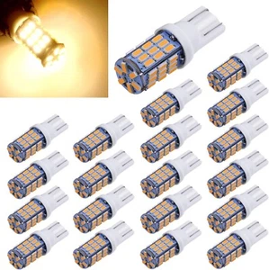 20Pack Warm White T10 LED Light Bulb 12V 42SMD For Cars RV Camper Trailer Boat - Picture 1 of 5