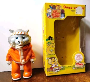 VINTAGE 1984 TOMY THE GET ALONG GANG DRESS-UP KIDS ZIPPER CAT WITH ORIGINAL BOX - Picture 1 of 15