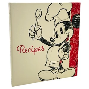 Hallmark Disney Mickey Mouse Recipes Book With Recipe Cards & Cooking Info - Picture 1 of 13