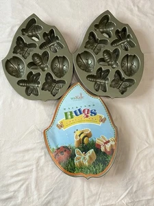 3 New Pans Nordic Ware Backyard Bugs Baking Pan Heavy Cast Aluminum Mold USA - Picture 1 of 7