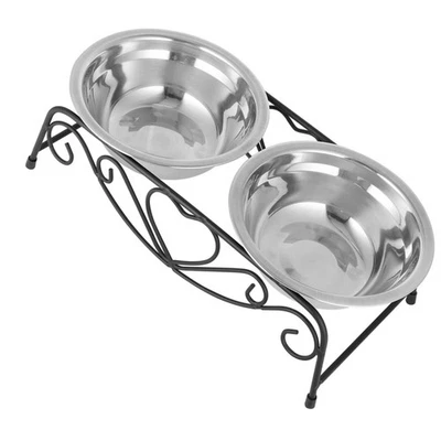  Ciotola Per Cane Cani in Acciaio Inossidabile Alimentazione Animali Domestici - Immagine 1 di 4