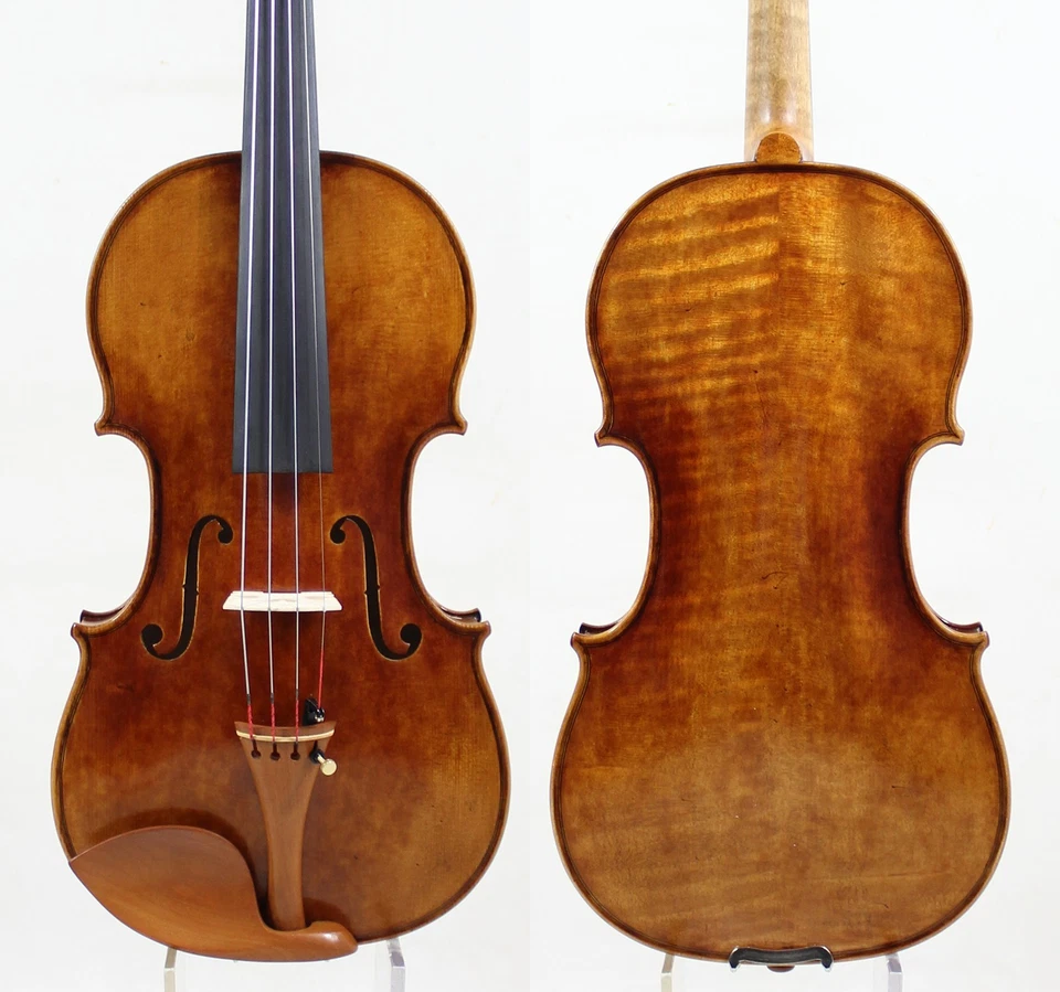 Master Sound ! Jacobus Stainer 1674 Violin 4/4 Copy ! #8521 Antiqued Varnish! - Image 1 of 4