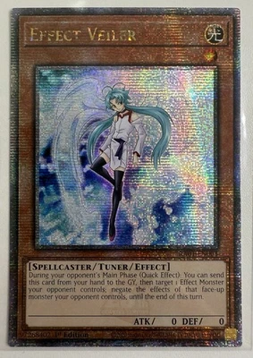 Yugioh Effect Veiler RA01-EN003 1st Ed. QCR MINT - Image 1 of 2