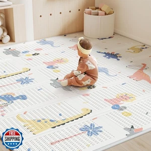 BG-BABYGO Baby Spielmatte Faltbar Baby Boden Spielmatte X-Large Weichschaum Playma - Bild 1 von 5
