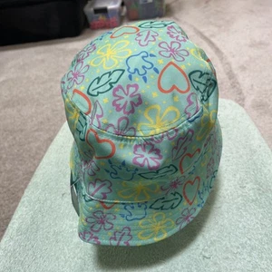 Disney Parks Stitch Flowers & Hearts Floppy Bucket Hat Adult Size New With Tags - Picture 1 of 13
