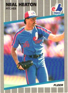 1989 Fleer - Neal Heaton #377 - Picture 1 of 2