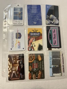 - Vintage Key Cards Las Vegas Casino Hotels Beach Resort Lot Of 9 - Picture 1 of 4