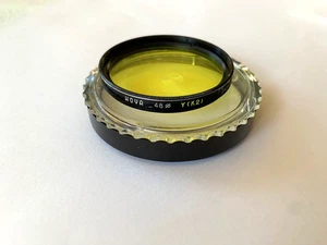 Original 48 mm Gelb Y (K2) Glas Linsenfilter - Bild 1 von 5