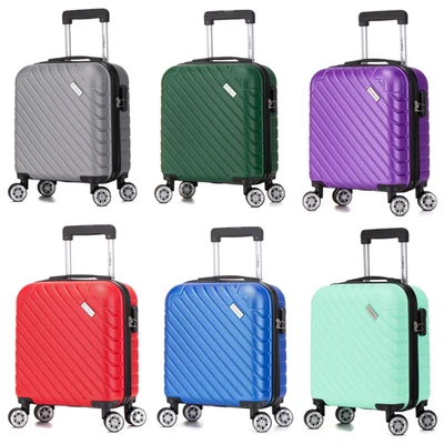 56X45X25 Easyjet Cabin Suitcase Bag 4 wheel Lightweight Luggage HardShell ABS - Image 1 of 4