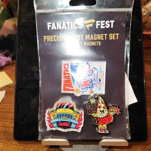NEW 2025 Fanatics Fest NYC 3 pc Set of Magnets - Bild 1 von 4