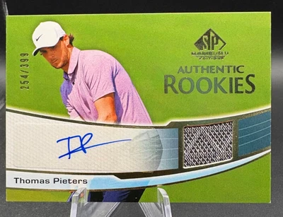 2024 SP Game Used Golf THOMAS PIETERS Authentic Rookies /399 Shirt Auto #138 - Image 1 of 3