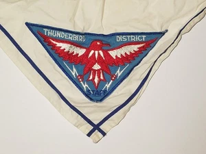 Thunderbird District Staff, fazzoletto da collo boy scout vintage - Foto 1 di 6