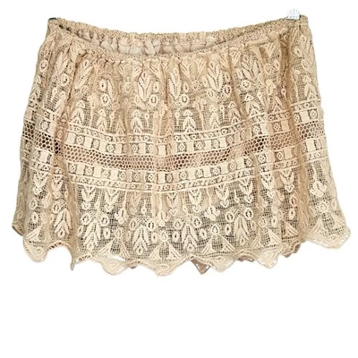 Jen's Pirate Booty Bandeau Top de Encaje Pequeño Boho Recortado Playa Hippie Indie Retro Foto 1 de 4