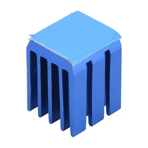10x Blue Aluminum Stepper Motor Driver Heatsink Cooling Fins Cooler For 3D P NEW - Afbeelding 1 van 9