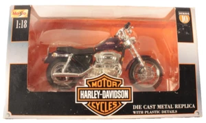 Maisto 1:18 Harley-Davidson 2000 XL 1200S Sportster 1200 Custom - Picture 1 of 3