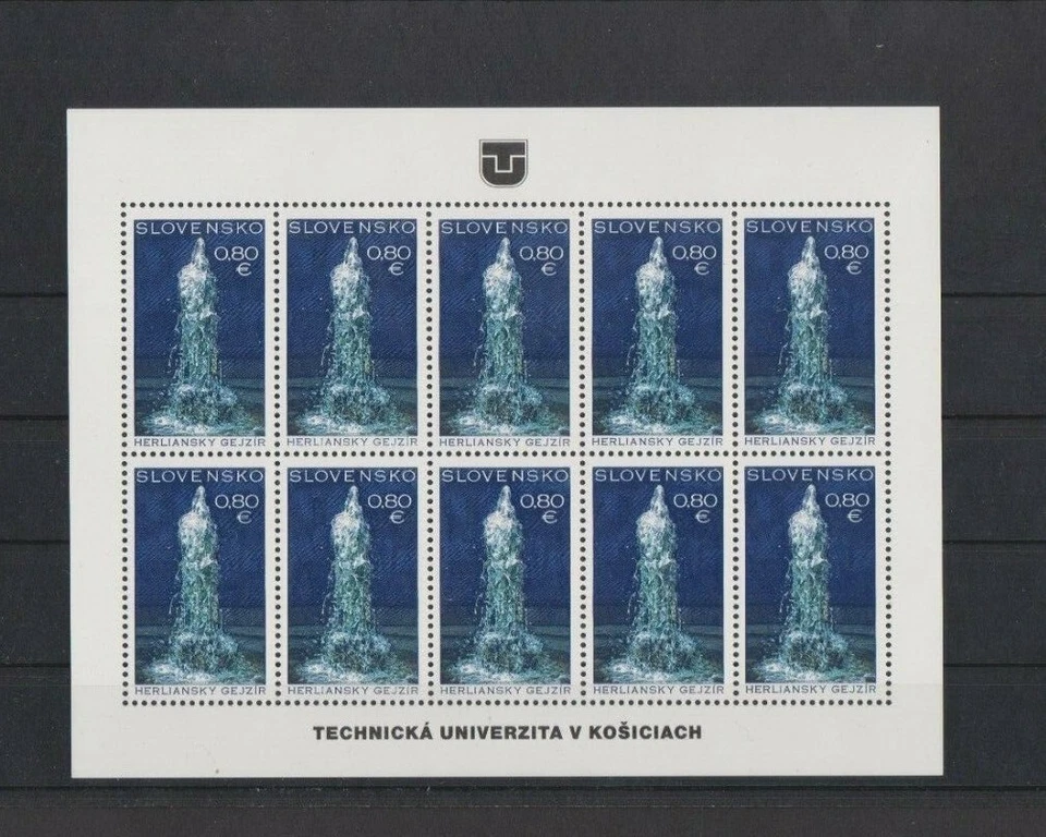 SLOVAKIA 2016 Beauties of Our Homeland Sheetlet  MNH per scan - Image 1 of 1