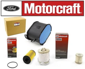 03-07 6.0L Ford Powerstroke Diesel OEM Motorcraft Air, Fuel & Oil Filters (3475) - Picture 1 of 2