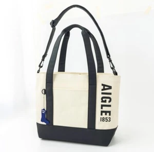 AIGLE TOWN Outdoor Tote Bag Book w/charm Japan 2025 New - Picture 1 of 9