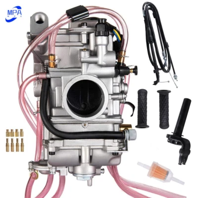 Nuevo para carburador y cable de acelerador Yamaha YFZ450 WR450F y empuñaduras giratorias Foto 1 de 4