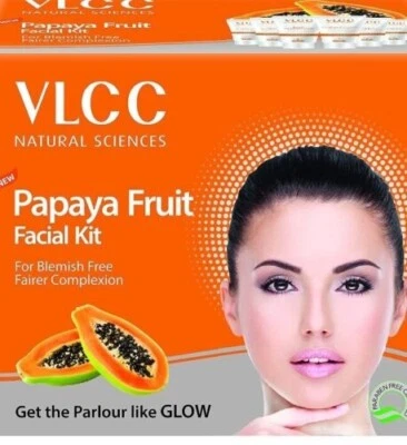 Kit Facial Fruta Papaya VLCC, 60g, Todo Tipo de Piel, Tratamiento Manchas Foto 1 de 3