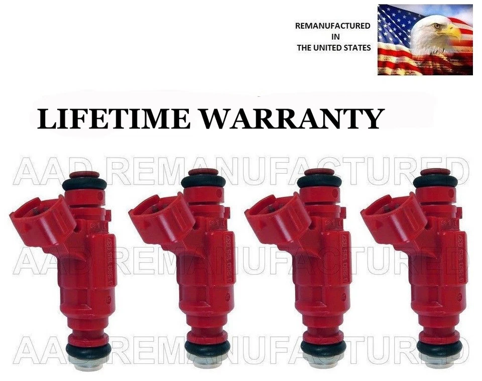 Juego de 4 inyectores de combustible originales Bosch para Nissan Sentra 2000 2001 2002 1,8 L  Foto 1 de 2