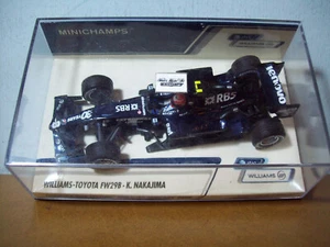 1/43 MINICHAMPS 400 080108 WILLIAMS TOYOTA FW29B TEST JEREZ 2008 KASUKI NAKAJIMA - Picture 1 of 4