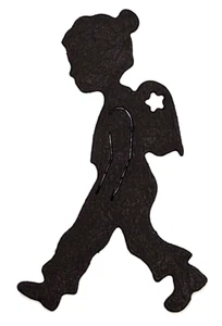 School Girl Backpack Metal Dies Standard Thin Cards Tags Journal 1.75" x 2.75" - Picture 1 of 2