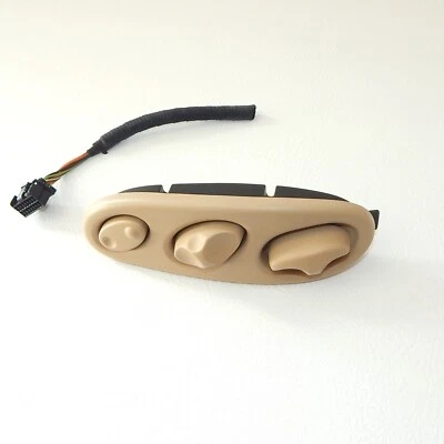 OEM 2001-2006 JAGUAR XK8 Passenger Side Power Seat Switch Control SDZ CASHMERE - Image 1 of 4