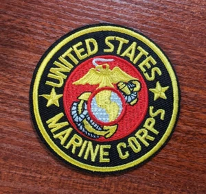 USMC Patch 3" United States Marine Corps Military Embroidered Iron On Patch - Picture 1 of 3