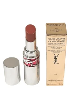 New YSL LOVESHINE CANDY GLAZE GLOSSY SHINE LIP GLOSS STOCL # 15 SHOWCASING NUDE - Picture 1 of 1
