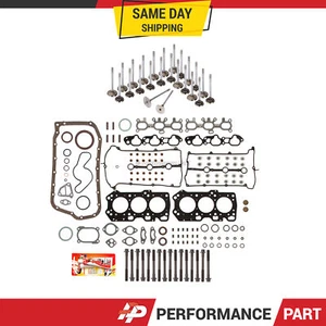 Full Gasket Set Intake Exhaust Valves Fit 93-02 Mazda 626 MX-6 Ford 2.5 DOHC KL - Foto 1 di 12