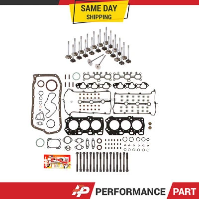 Full Gasket Set Intake Exhaust Valves Fit 93-02 Mazda 626 MX-6 Ford 2.5 DOHC KL - Image 1 of 4