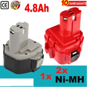 Batería 4.8AH para Makita 1220 1222 1233 1234 PA12 1235 6211D 5093D 1925974 1925982 - Imagen 1 de 16