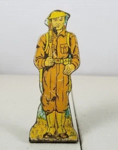 DE COLECCIÓN METAL INFANTERÍA JUGUETE PRIVADO UTILERÍA JUGUETES MARX HECHOS EN EE. UU. 16. 41G - Imagen 1 de 4