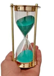 Temporizadores de arena de reloj de arena de minutos, temporizador de arena grande, colores decorativos surtidos - Imagen 1 de 11