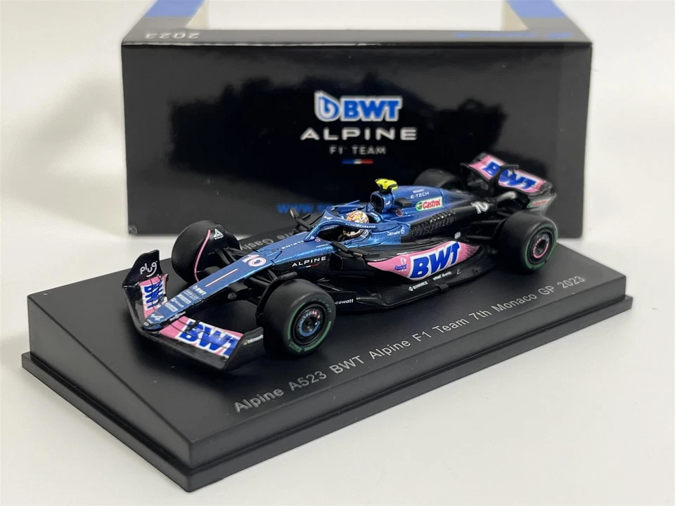 Spark Y283 1/64 Alpine A523 No.10 BWT Alpine F1 Team 2023 Pierre Gasly Model Car