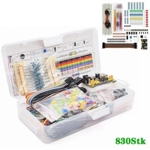 830x Für Arduino Elektronik Bauteile Set Raspberry Steckbrett Steckverbinder - Bild 1 von 8