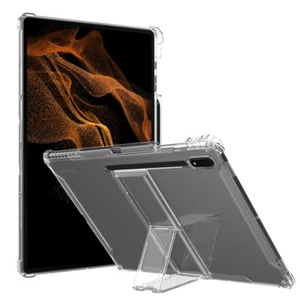 Funda transparente con soporte a prueba de golpes para Samsung Galaxy Tab S10 S9 S8 Plus S7 A9 A8 - Imagen 1 de 13