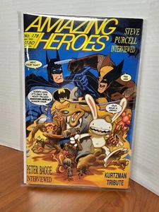 Amazing Heroes #178 VF/NM - Batman Wolverine - Picture 1 of 4