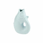 Gift Company Vase Monsieur Carafon XS, vase d&#233;co poisson, fa&#239;ence, Blue Horizon