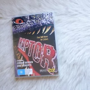 RAPTOR Movie 2001 Vintage Dinosaur Movie Vintage Horror Movie Vintage Sci Fi - Picture 1 of 5