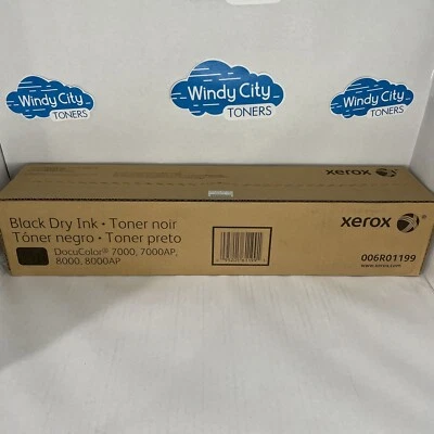 Genuine Xerox 006R01199 Black Toner Cartridge for DocuColor 7000 7000AP 8000 New - Image 1 of 3