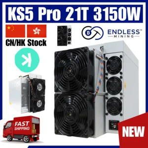 Bitmain Antminer KS5 Pro 21Th/s 3150W Kaspa– Input 200~240V | EndlessMining ™️ - Picture 1 of 5