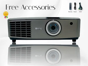 DLP Projector 3700 Lumens, Full HD - Bright & Clear for Any Room, Home or Office - Picture 1 of 12
