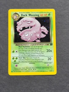 Pokemon Dark Weezing 14/82 - Team Rocket Set Holo - Light Play - Imagen 1 de 2