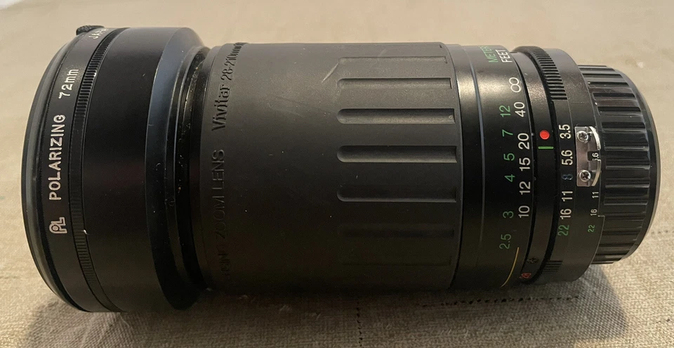 Vivitar 28-210mm f3.5-5.6 Macro Zoom for Pentax PK-A/R Manual Focus Camera EUC - Image 1 of 4