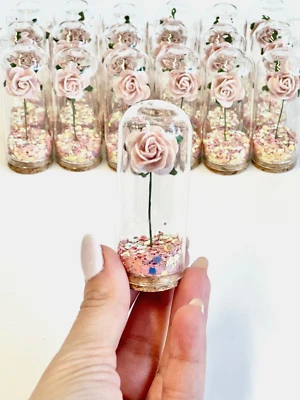 10 pcs Wedding Favors For Guests, Quinceanera Party, Glass Dome, Birthday Favors - Image 1 of 4