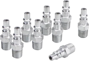 777 1/4" MNPT a Style Plug, Plateado, 10 unidades (Pack de 1) - Imagen 1 de 12