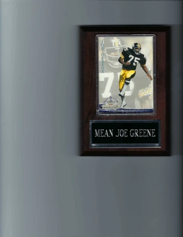 MEAN JOE GREENE PLAQUE PITTSBURGH STEELERS FOOTBALL NFL   C Cover
